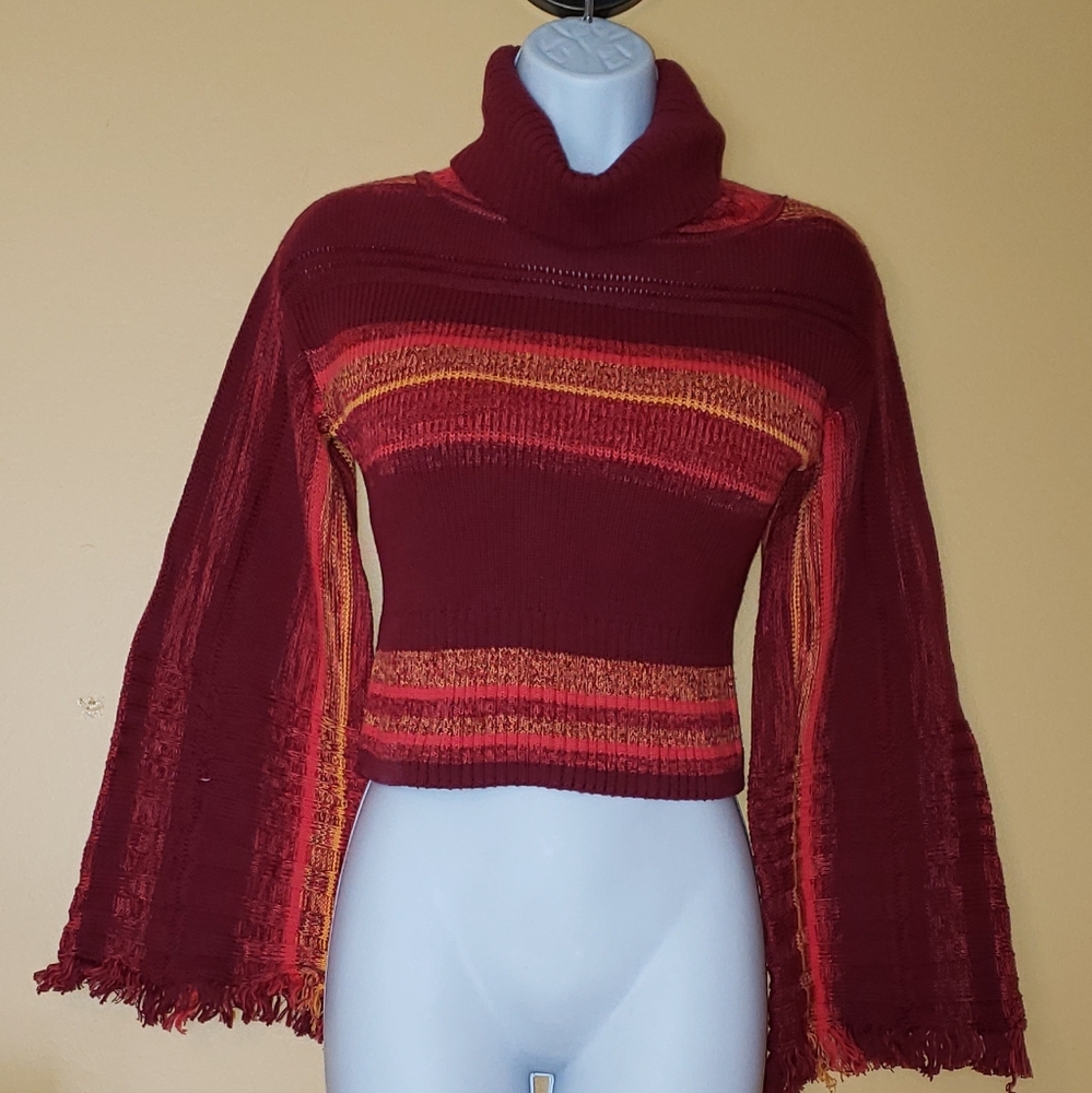 Anthropologie Gorgeous Cropped Sweater Like New Size XSP 2P